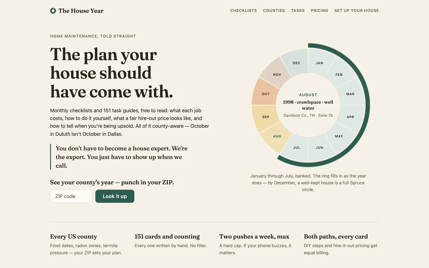The House Year home page